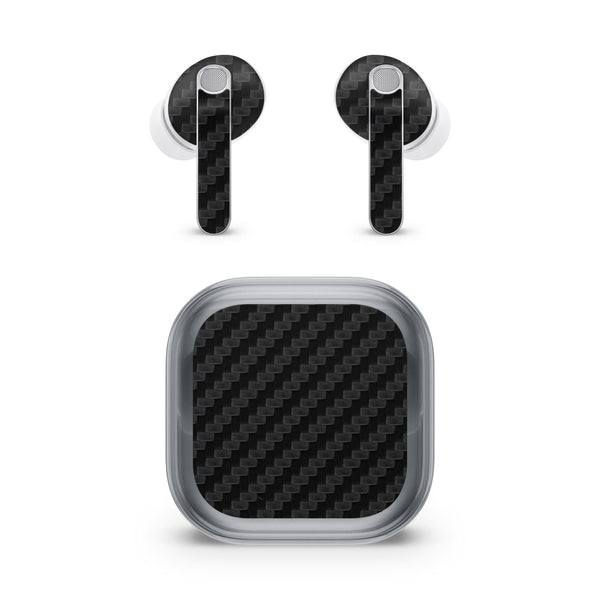 Galaxy Buds4 Pro Carbon Series Black Skin