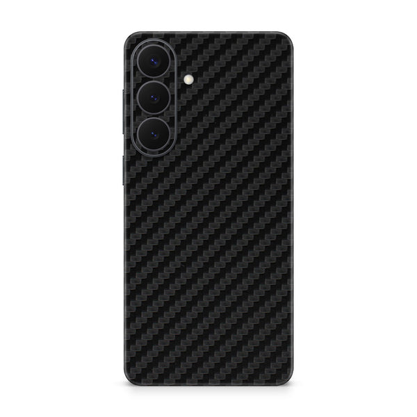 Galaxy S26 Plus Carbon Series Black Skin