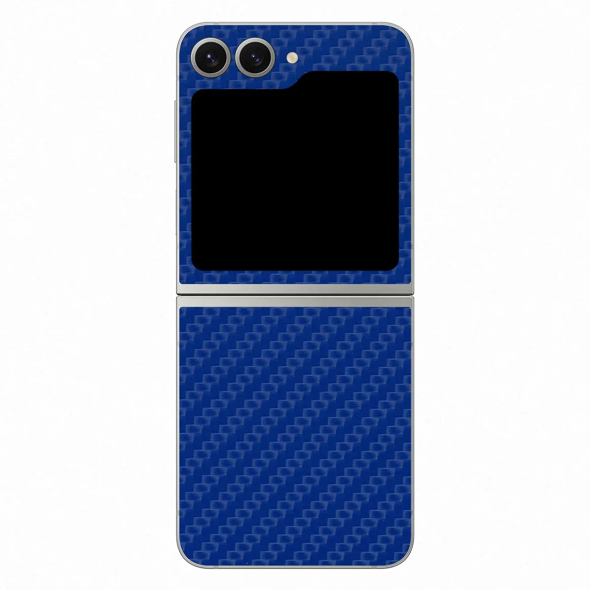 Galaxy Z Flip 6 Carbon Series Blue Skin