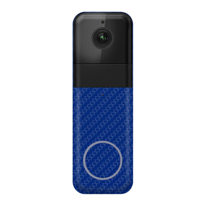Wyze Video Doorbell Pro Carbon Series Blue Skin