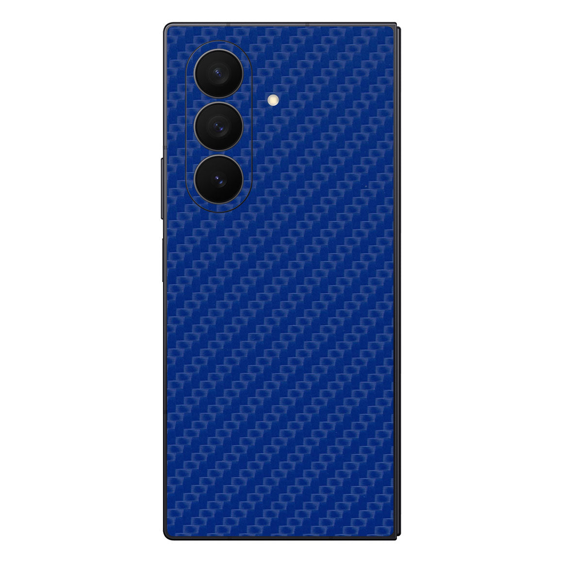 Galaxy Z Fold 7 Carbon Series Blue Skin