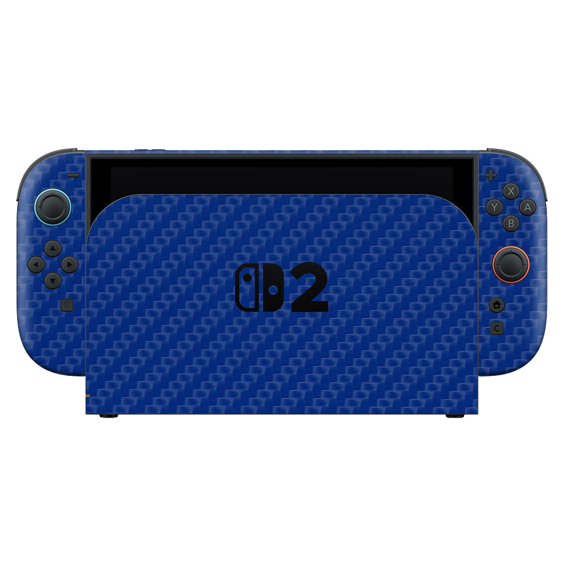 Nintendo Switch 2 Carbon Series Blue Skin
