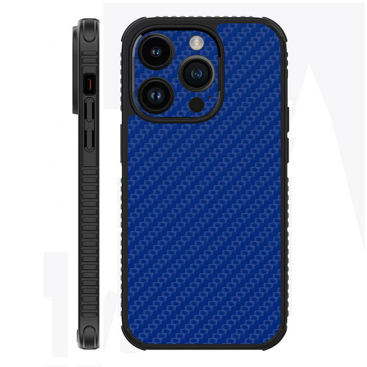 iPhone 14 Pro Max Case Carbon Series Blue