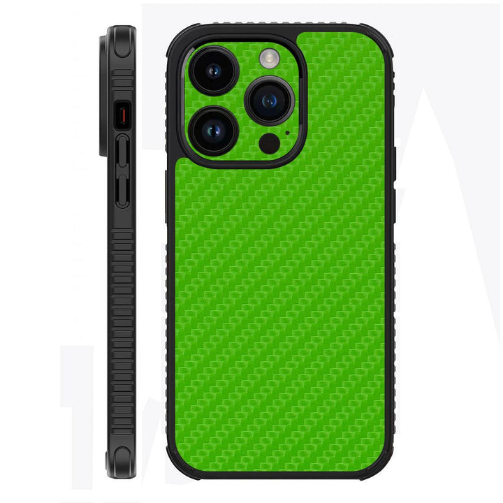 iPhone 14 Pro Max Case Carbon Series Green