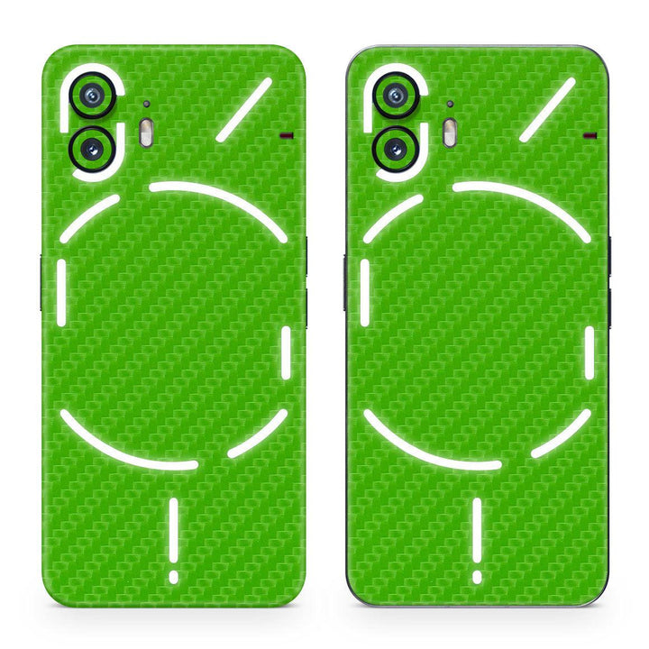Nothing Phone 2 Carbon Series Green Skin