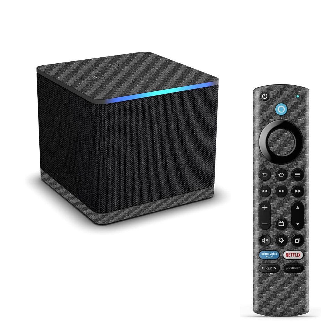 Amazon Fire TV Cube (3rd Gen) Carbon Series Skins - Slickwraps