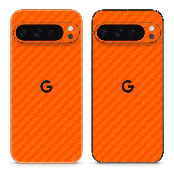 Pixel 10 Pro XL Carbon Series Orange Skin