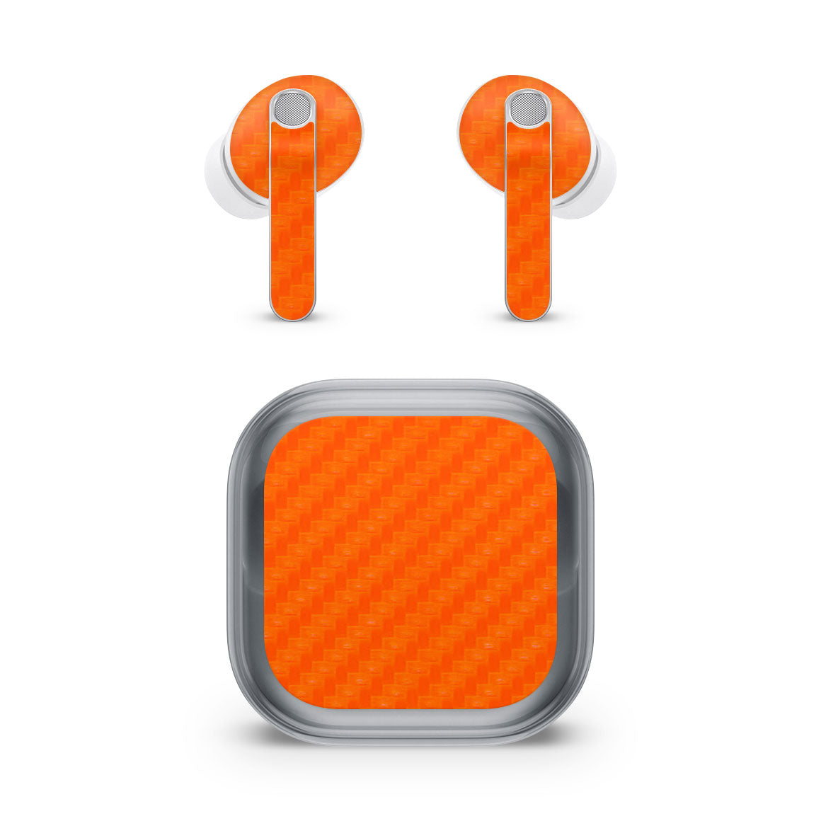 Galaxy Buds4 Pro Carbon Series Orange Skin