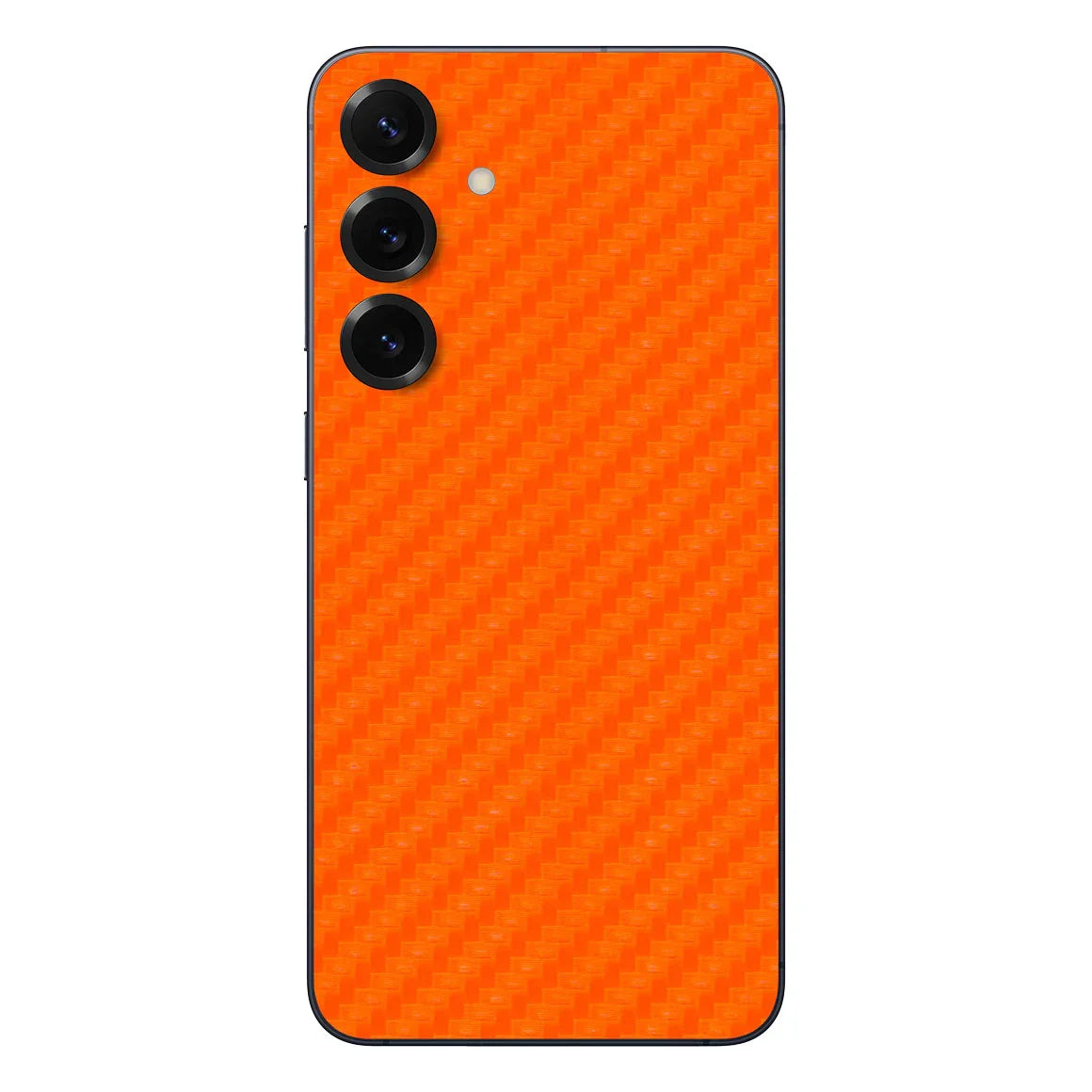 Galaxy S25 Plus Carbon Series Orange Skin