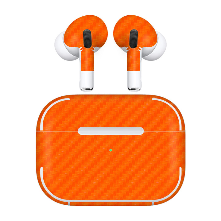 AirPods Pro 3 Carbon Series Orange Skin