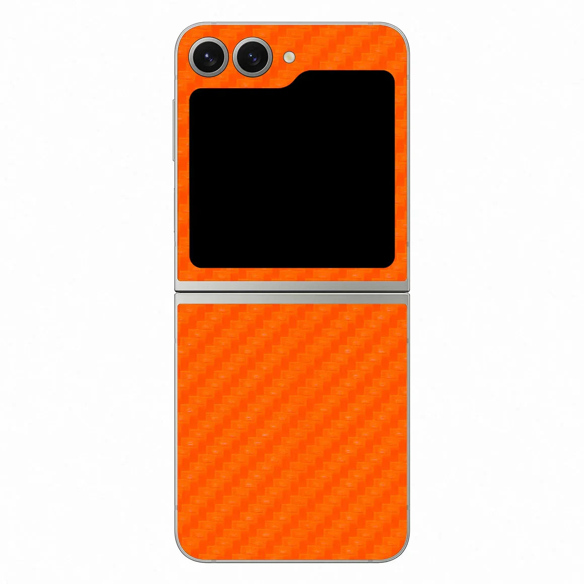 Galaxy Z Flip 6 Carbon Series Orange Skin