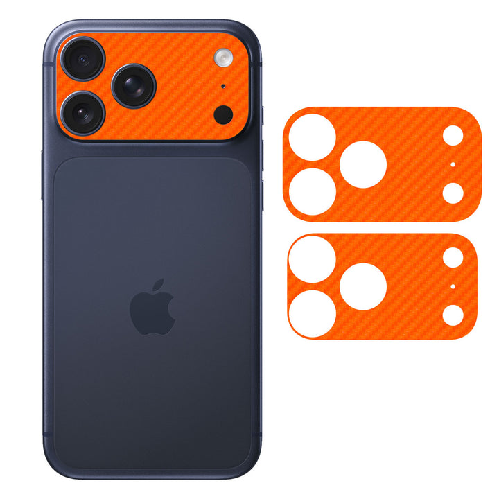 iPhone 17 Pro Max Camera Bar (Plateau) Carbon Series Orange