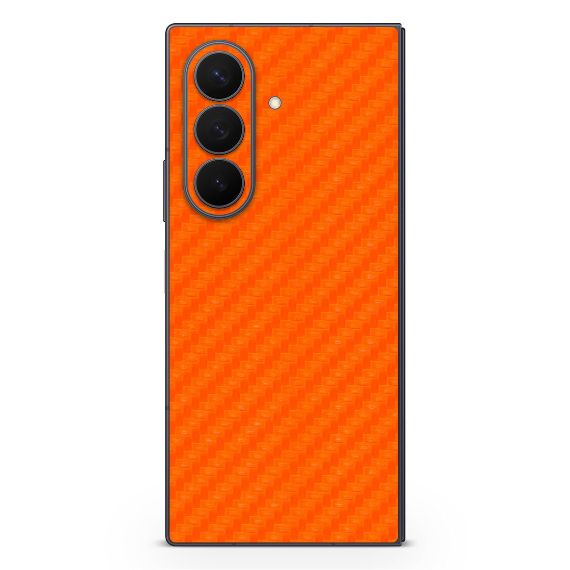 Galaxy Z Fold8 Ultra Carbon Series Orange Skin