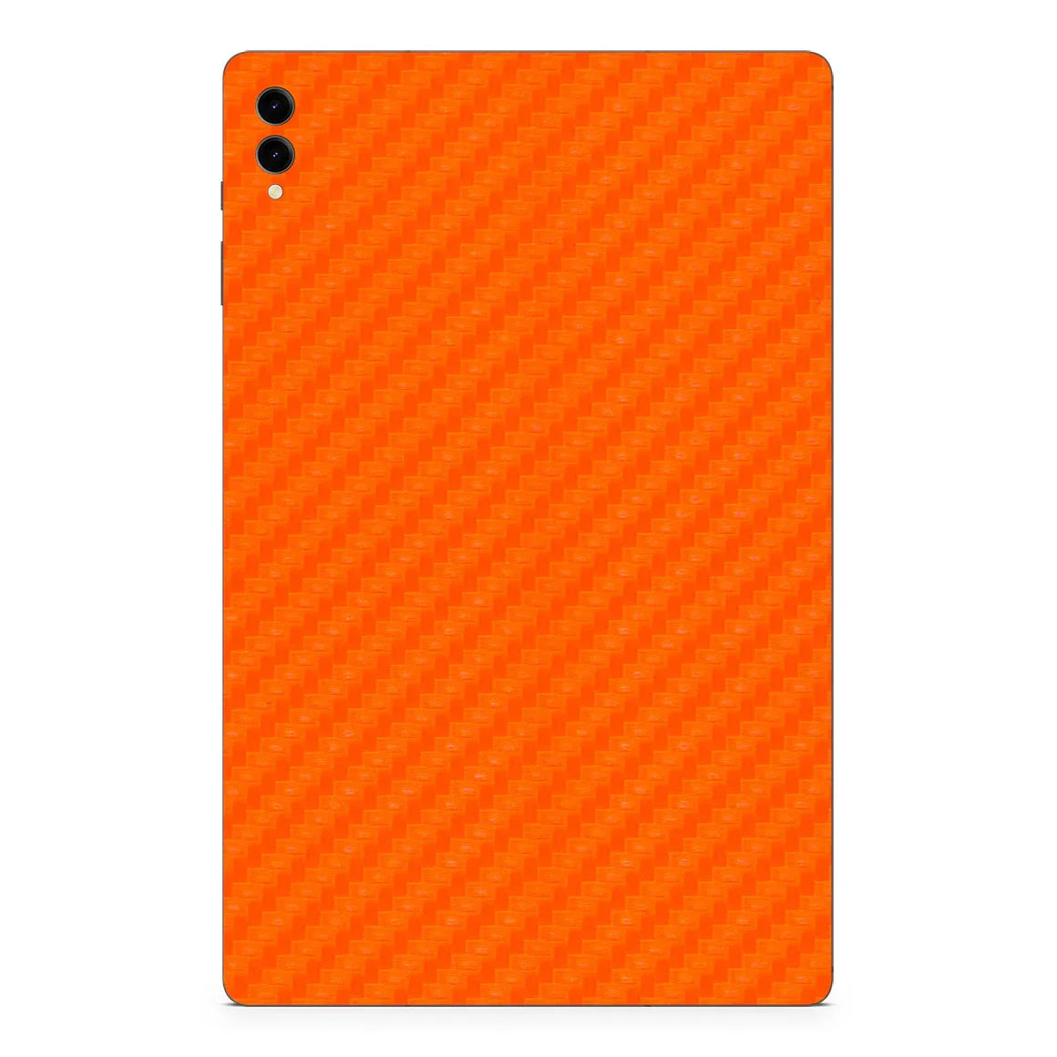 Galaxy Tab S9 Ultra Carbon Series Orange Skin