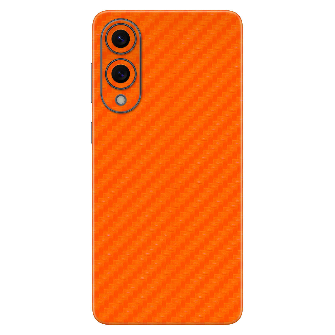 Galaxy S25 Edge Carbon Series Orange Skin