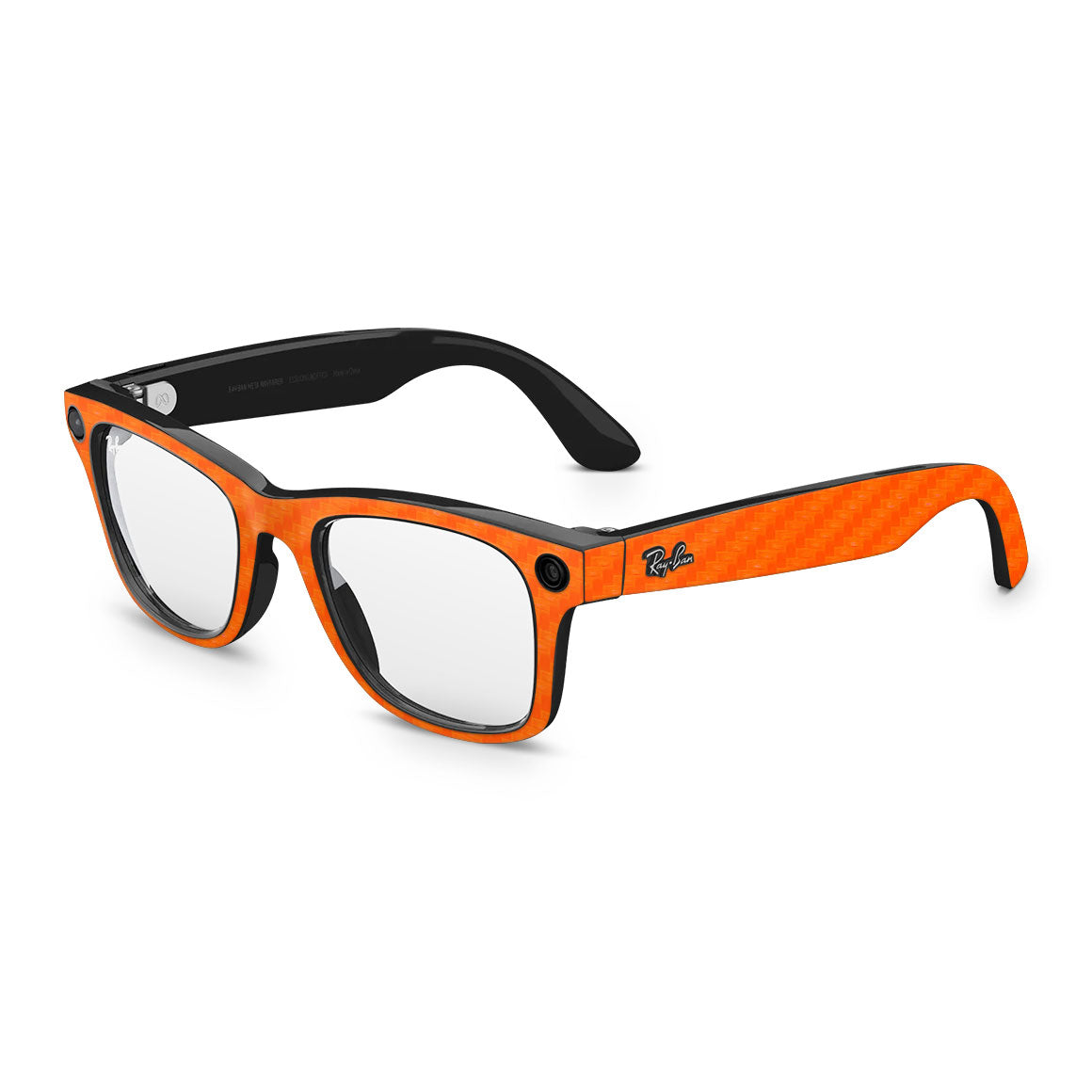Ray-Ban Meta Wayfarer Carbon Series Orange Skin
