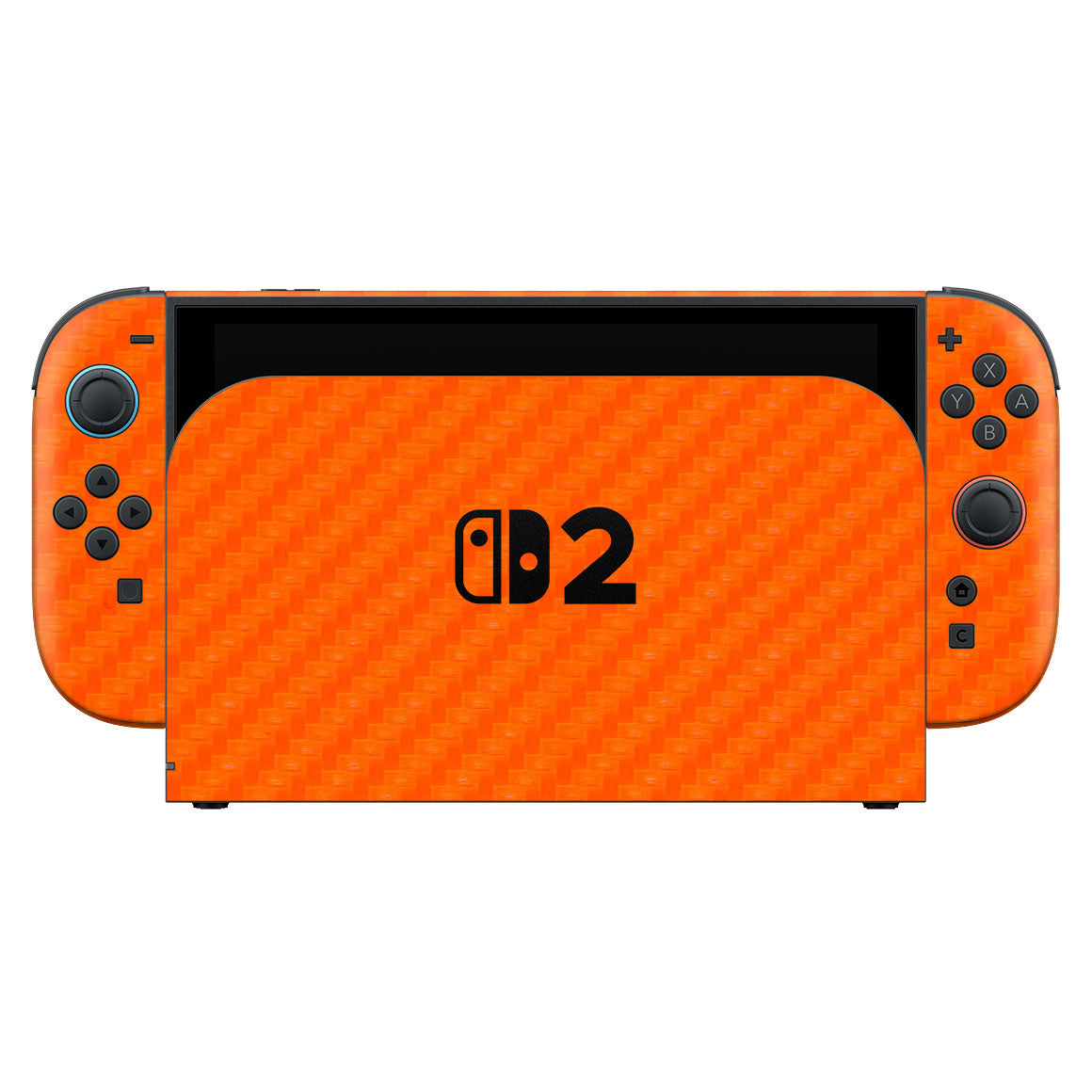 Nintendo Switch 2 Carbon Series Orange Skin