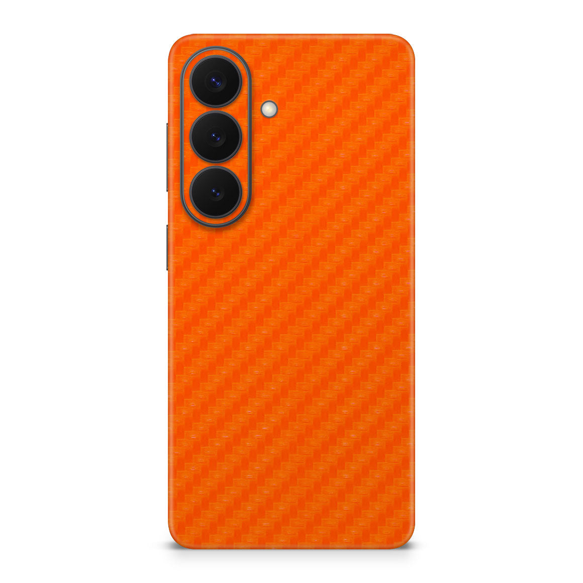 Galaxy S26 Carbon Series Orange Skin