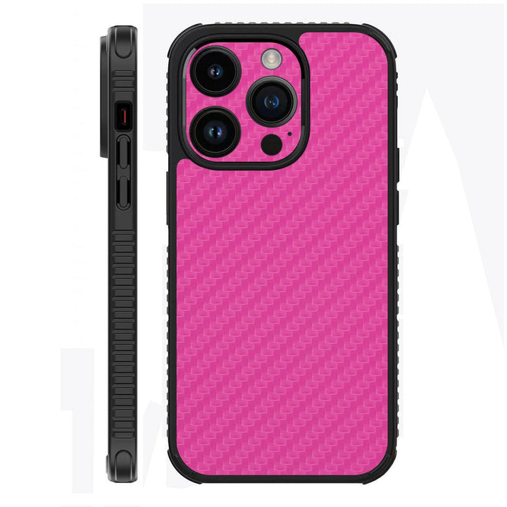 iPhone 14 Pro Case Carbon Series Pink