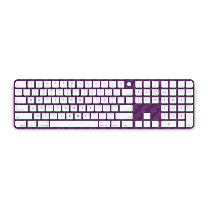 Magic Keyboard with Touch ID and Numeric Keypad Carbon Series Skins - Slickwraps