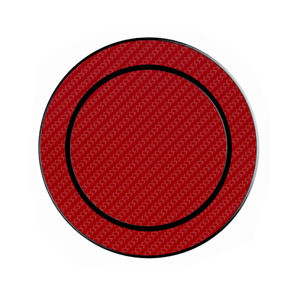 Magnetic Phone Grip with Stand Carbon Series Red 