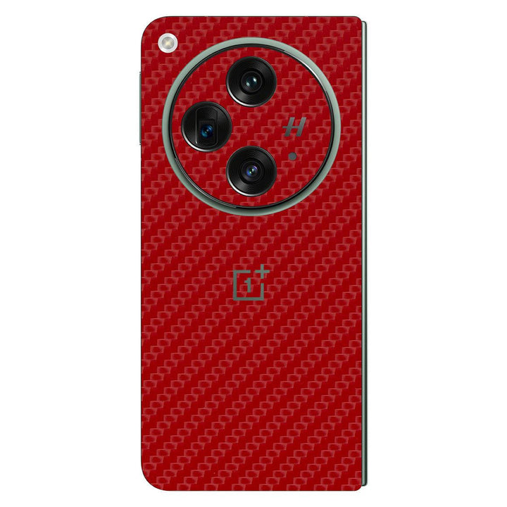 OnePlus Open Carbon Series Red Skin