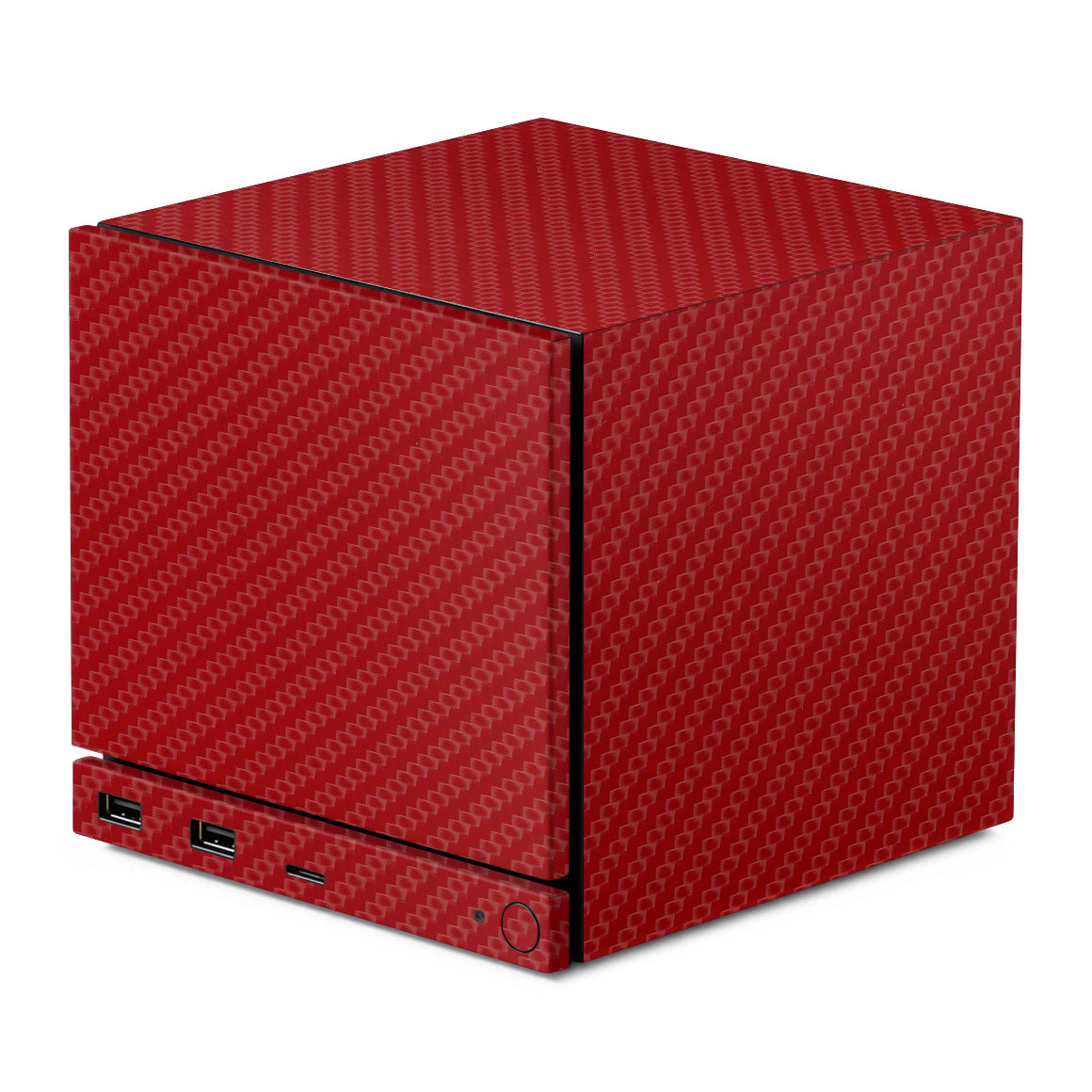 Steam Machine Carbon Series Red Skin