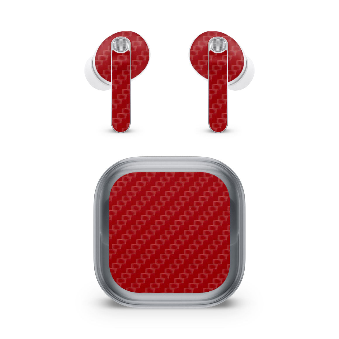 Galaxy Buds4 Pro Carbon Series Red Skin