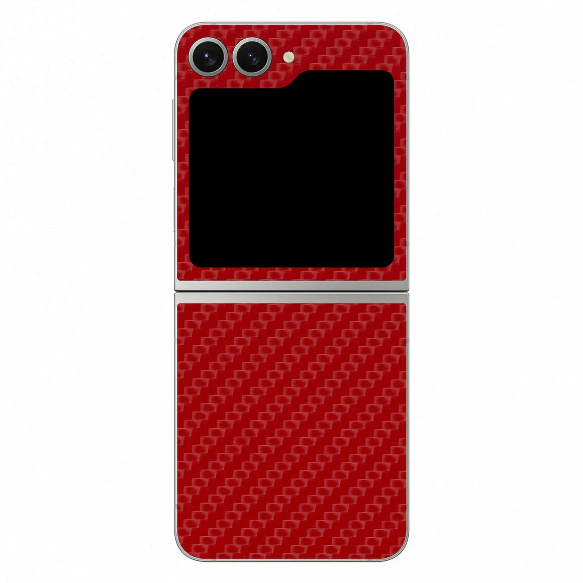 Galaxy Z Flip 6 Carbon Series Red Skin
