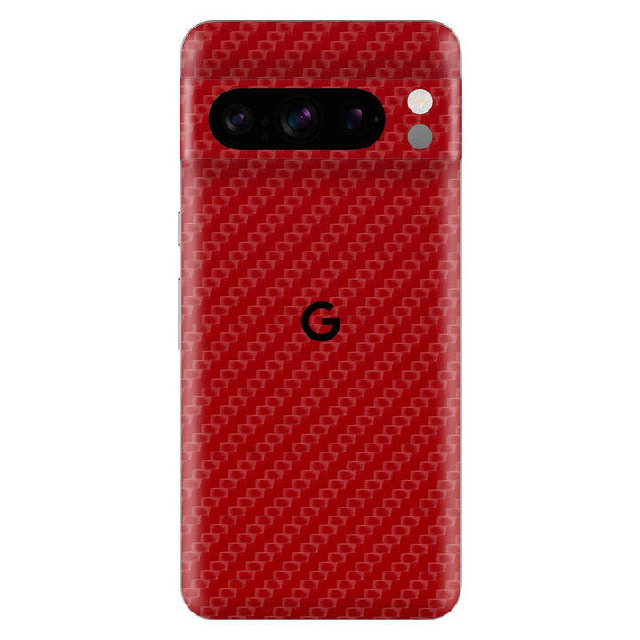 Google Pixel 8 Pro Carbon Series Red Skin