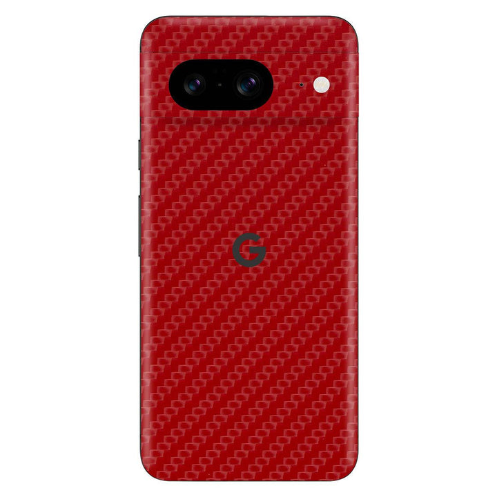 Google Pixel 8 Carbon Series Red Skin