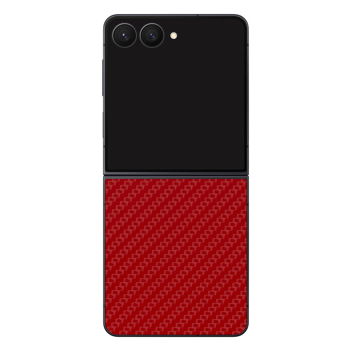 Galaxy Z Flip8 Carbon Series Red Skin