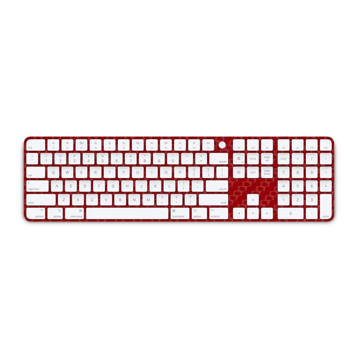 Magic Keyboard with Touch ID and Numeric Keypad Carbon Series Skins - Slickwraps