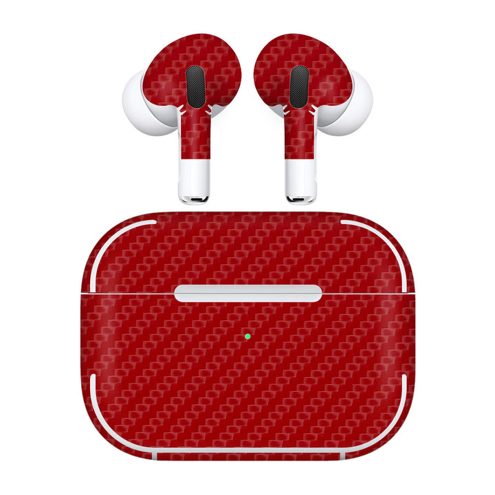 AirPods Pro 3 Carbon Series Red Skin