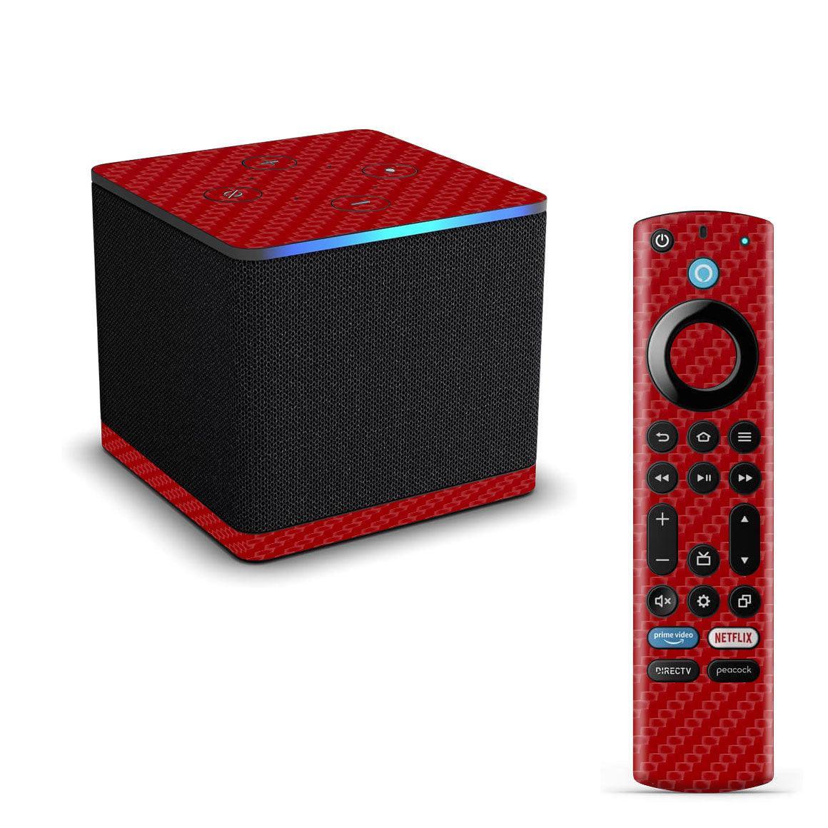 Amazon Fire TV Cube (3rd Gen) Carbon Series Skins - Slickwraps