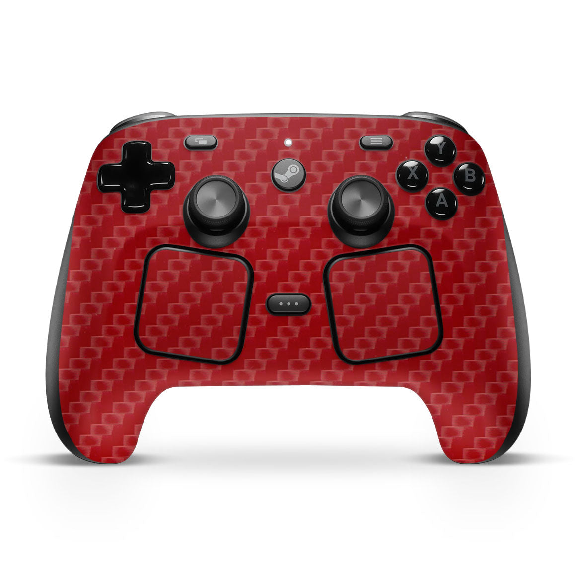Steam Controller Carbon Series Red Skin