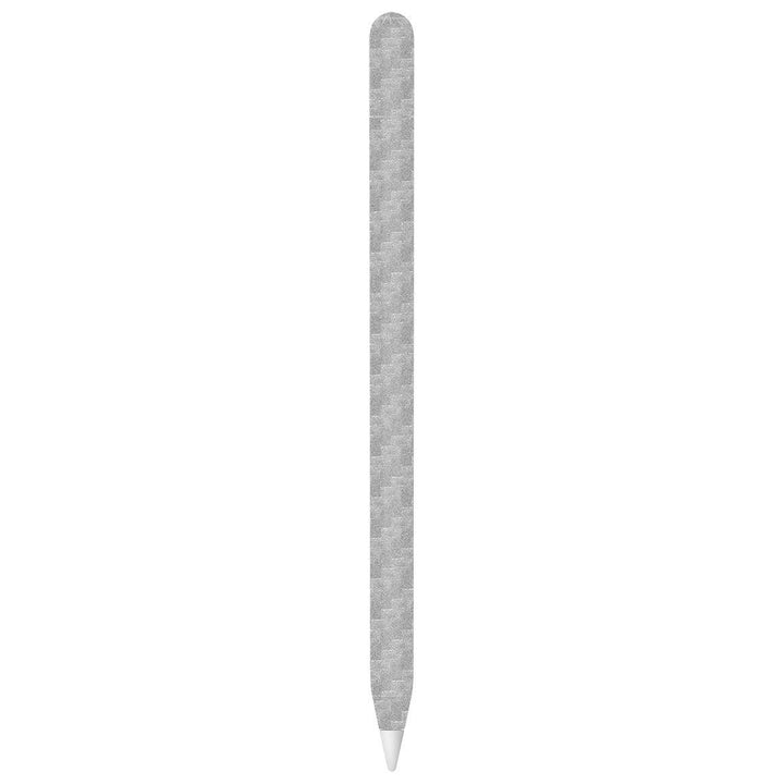 Apple Pencil (USB-C) Carbon Series Silver Skin