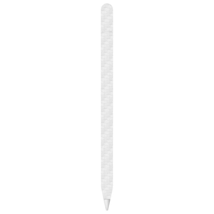 Apple Pencil (USB-C) Carbon Series White Skin
