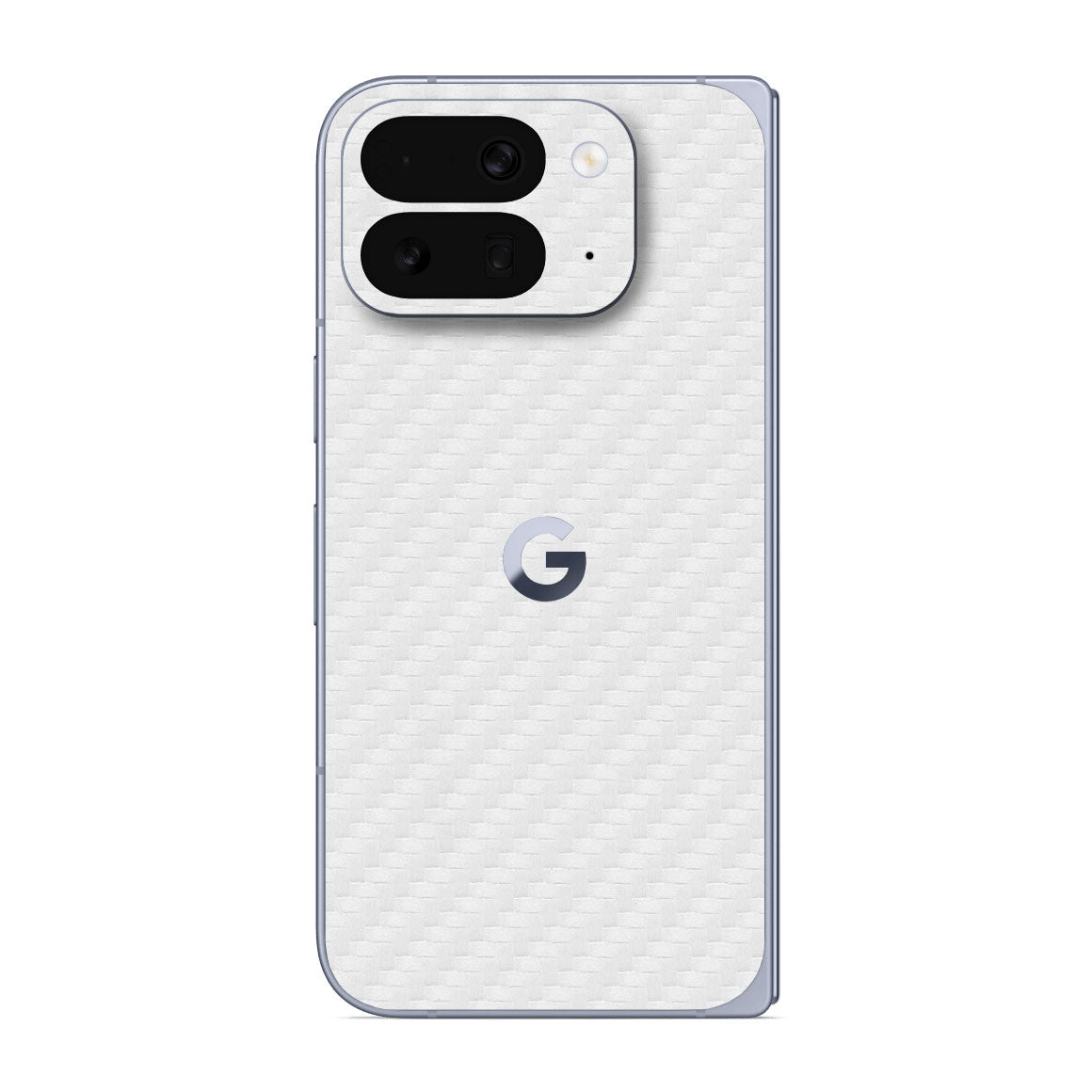 Pixel 10 Pro Fold Carbon Series White Skin