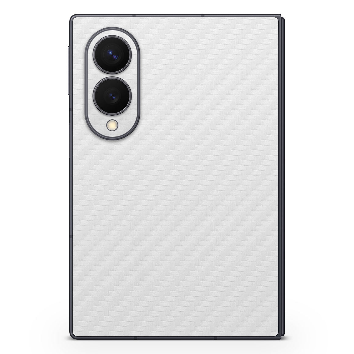 Galaxy Z Fold8 Carbon Series White Skin