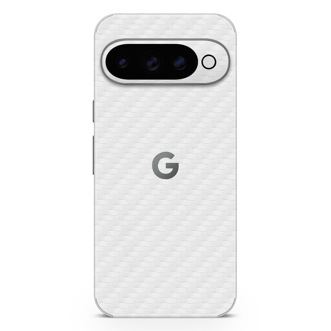Pixel 11 Pro XL Carbon Series White Skin