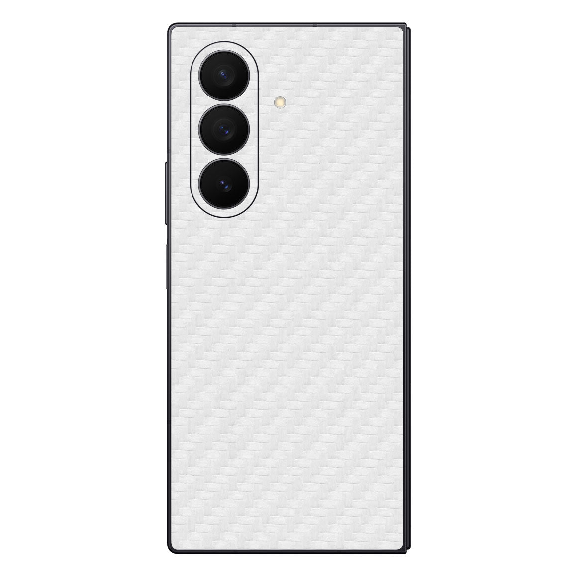 Galaxy Z Fold 7 Carbon Series White Skin