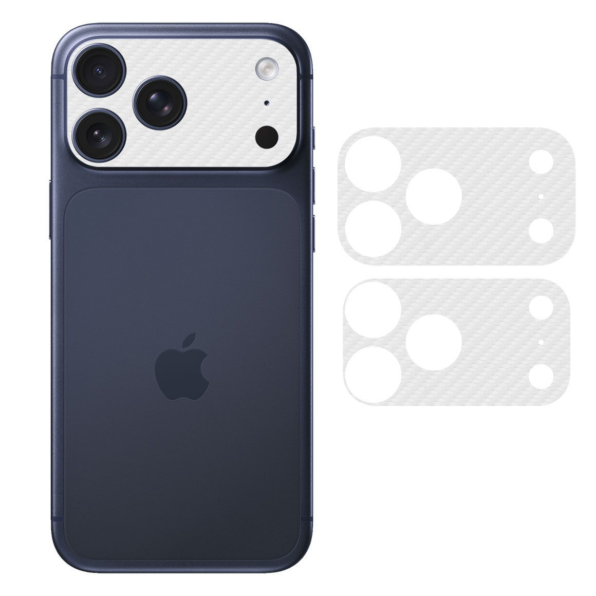 iPhone 17 Pro Max Camera Bar (Plateau) Carbon Series White