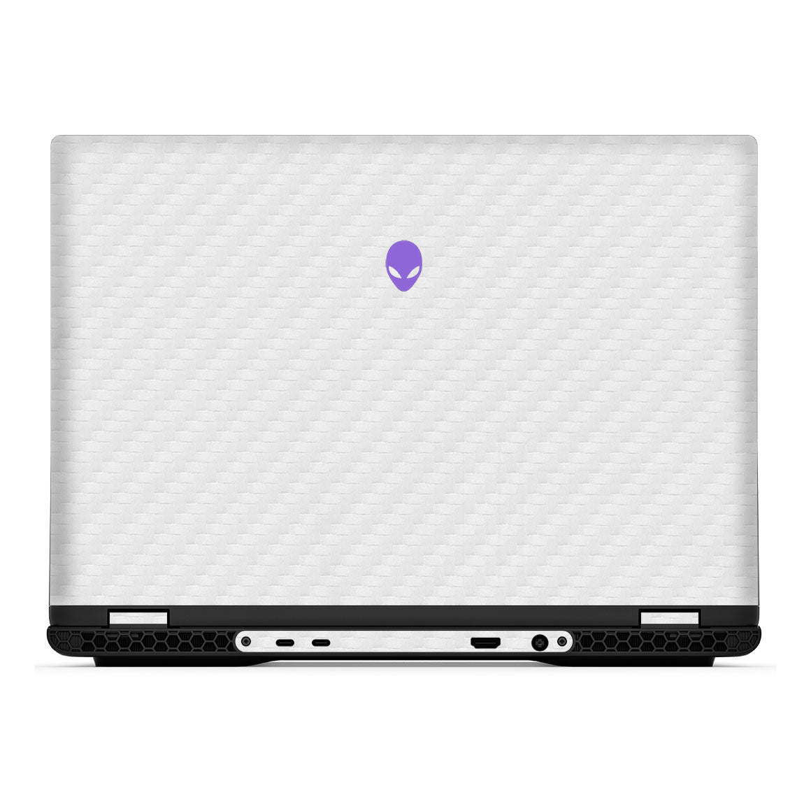 Alienware m16 R2 Carbon Series White Skin