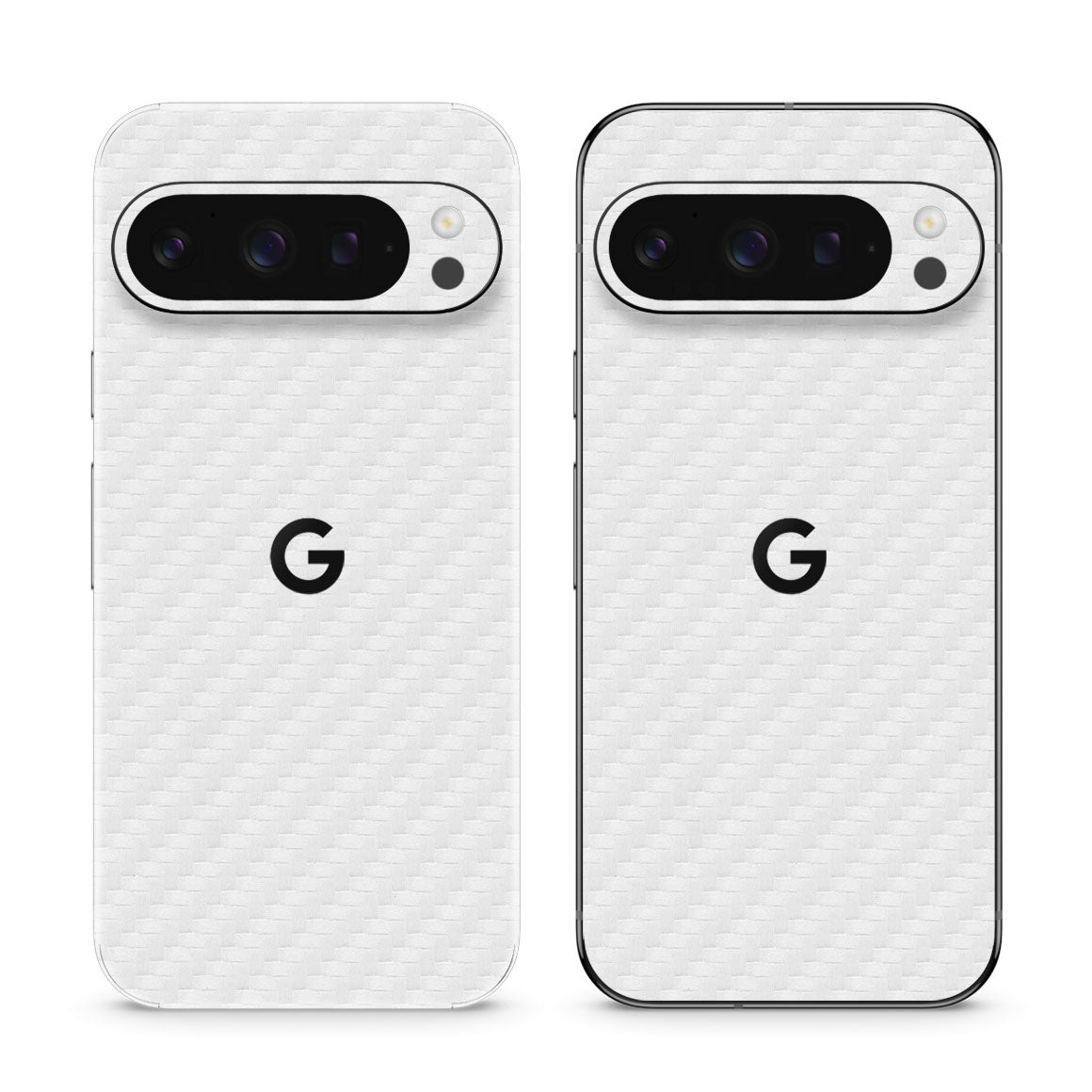 Pixel 10 Pro Carbon Series White Skin