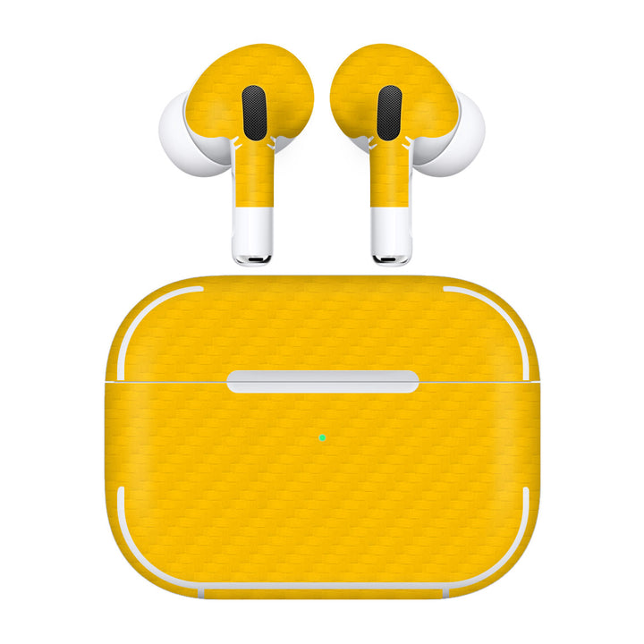 AirPods Pro 3 Carbon Series Yellow Skin
