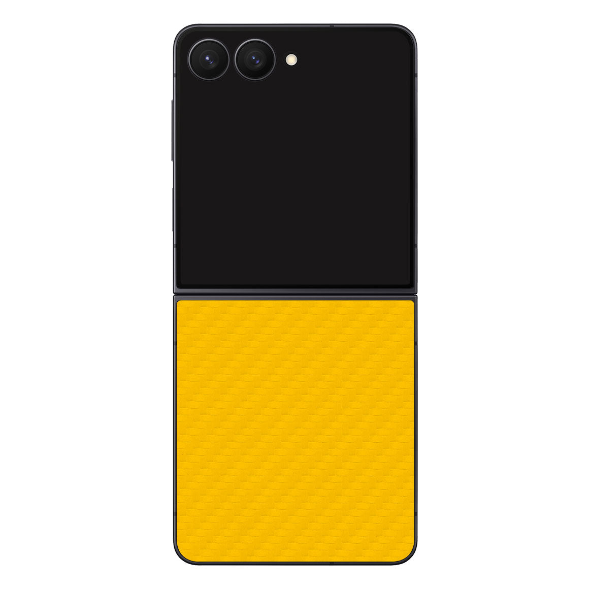 Galaxy Z Flip8 Carbon Series Yellow Skin