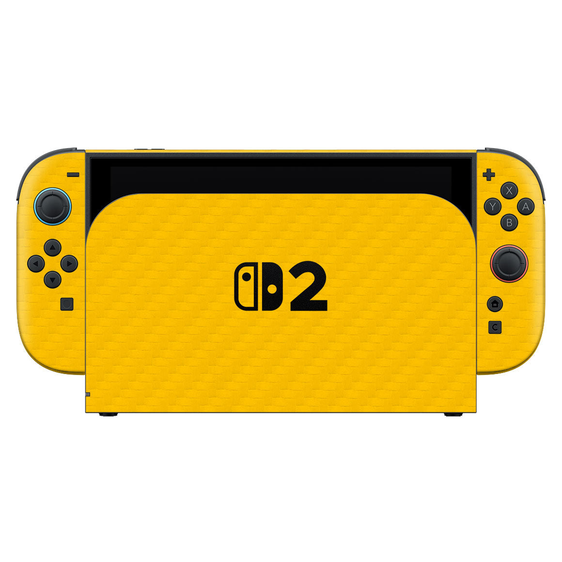 Nintendo Switch 2 Carbon Series Yellow Skin