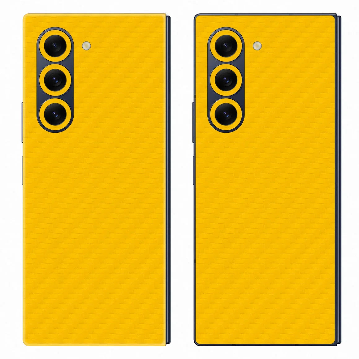 Galaxy Z Fold 6 Carbon Series Yellow Skin