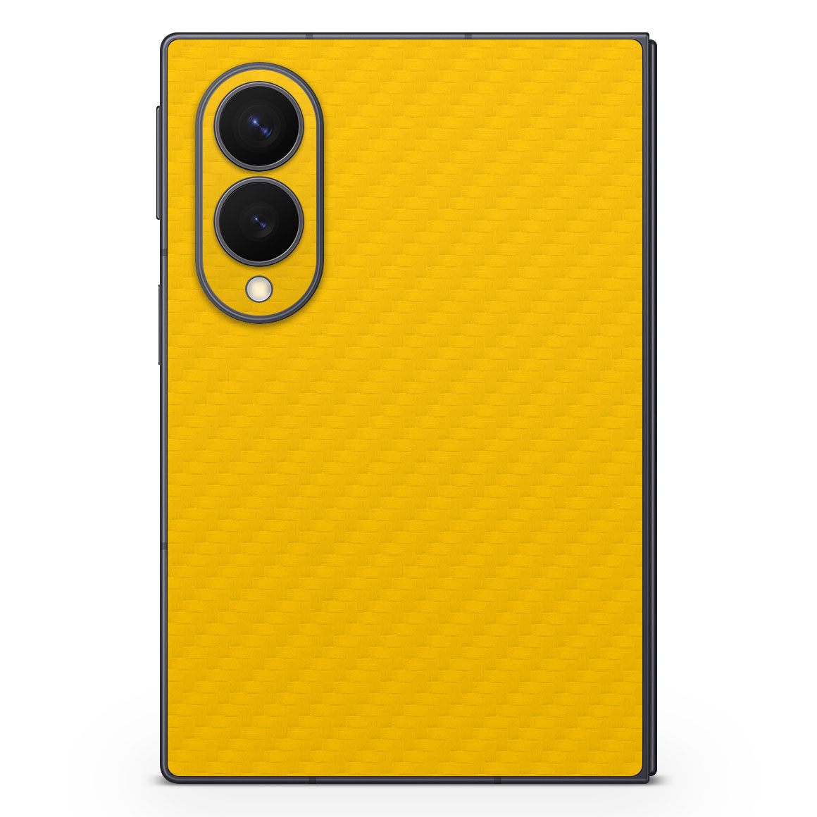 Galaxy Z Fold8 Carbon Series Yellow Skin